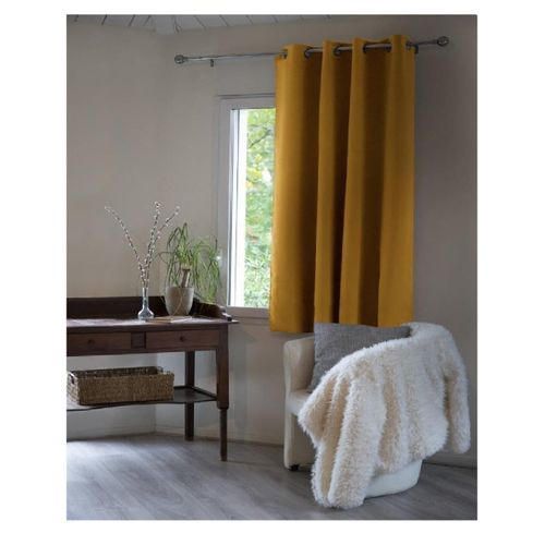 Rideau Opacifiant Thermique 140 X 180 Cm Inuit Jaune