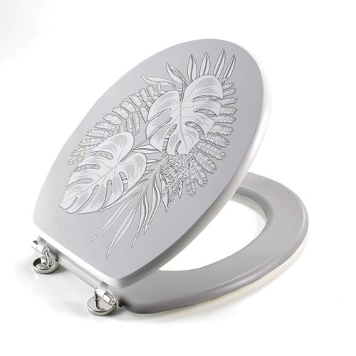 Abattant Wc 37.5 X 46 Cm Feuilles D Ambre