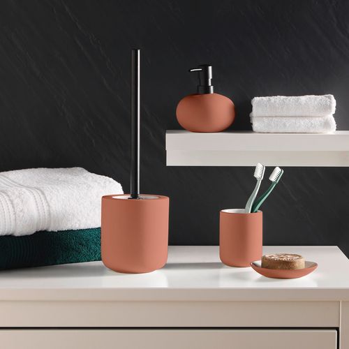 Distributeur De Savon En Gres 12 Cm Mambos Terracotta