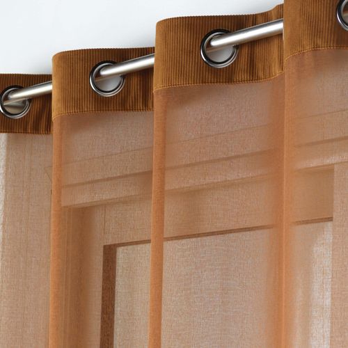 Rideau Voile Sable 140 X 240 Cm Cottele Camel