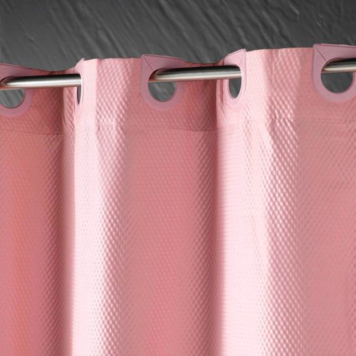 Rideau De Douche Clipsable 180 X 200 Cm Dotty Rose Poudre