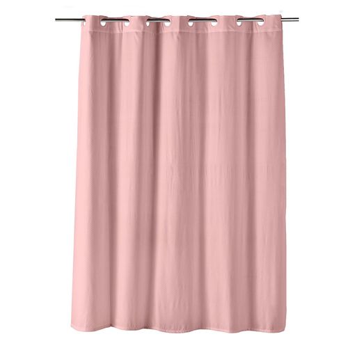 Rideau De Douche Clipsable 180 X 200 Cm Dotty Rose Poudre