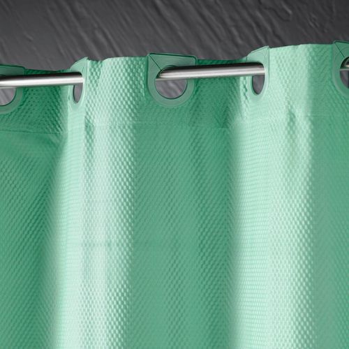Rideau De Douche Clipsable 180 X 200 Cm Dotty Tilleul