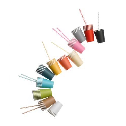 Set De 20 Gobelets En Carton 23 Cl Blanc