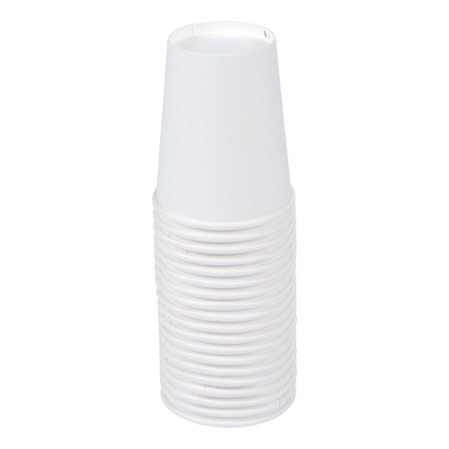 Set De 20 Gobelets En Carton 23 Cl Blanc