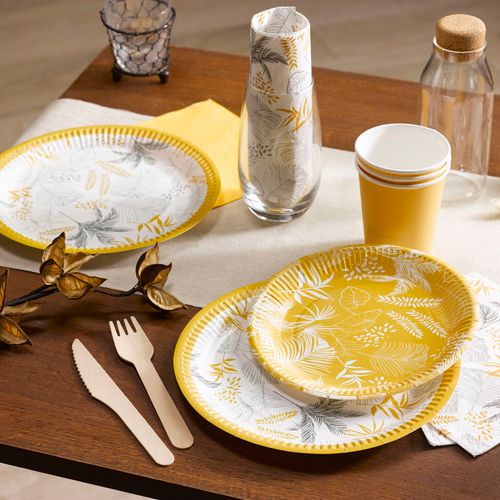 Lot De 20 Serviettes En Papier 33 X 33 Cm Exotic Mood