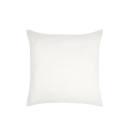 1 Taie D'oreiller Coton Uni 63 X 63 Cm Edens Ivoire