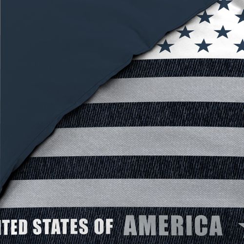 Housse De Couette + 1 Taie 140 X 200 Cm America