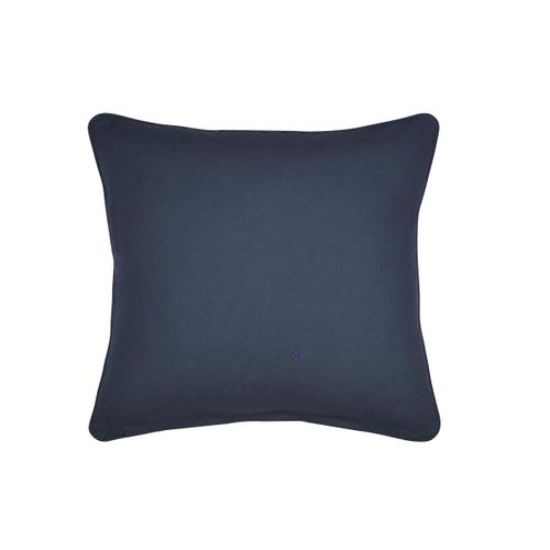Coussin En Gaze De Coton 45 X 45 Cm Pop Color Bleu Marine