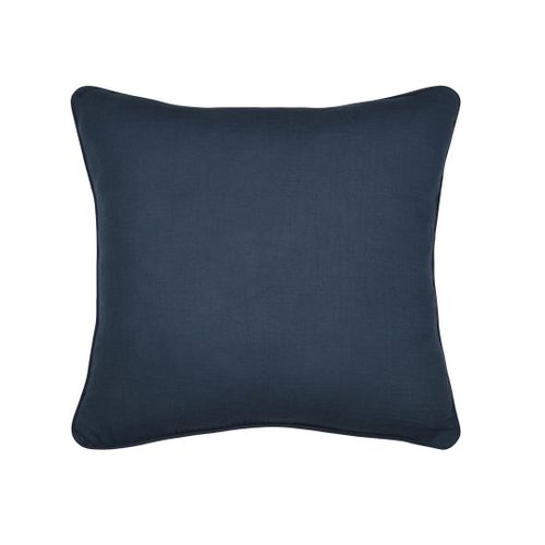 Coussin En Gaze De Coton 45 X 45 Cm Pop Color Bleu Marine