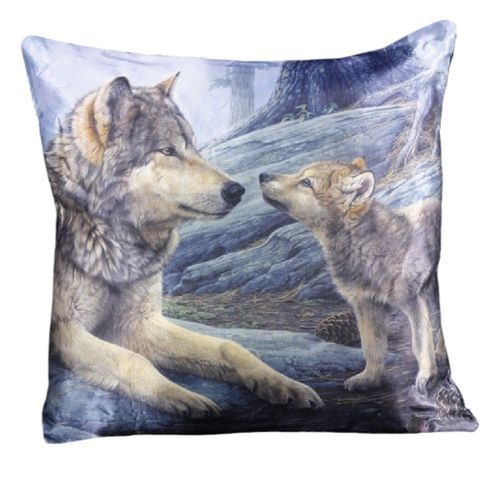 Coussin Les Freres Loup 42 Cm