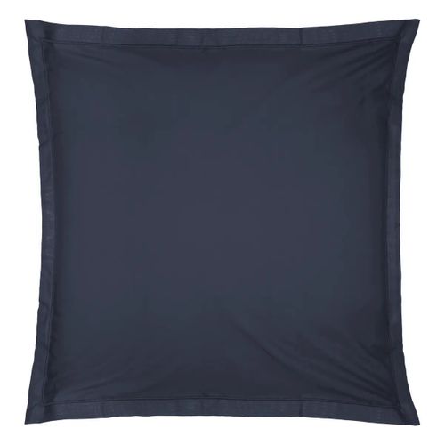 Taie D'oreiller 63 X 63 Cm Coton Bleu Fonce