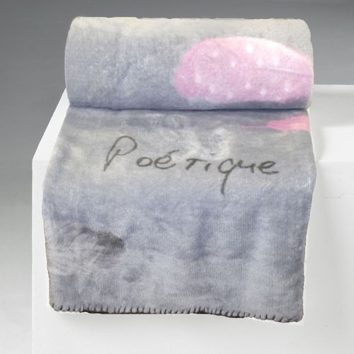 Plaid Tout Doux 125 X 150 Cm Poetique