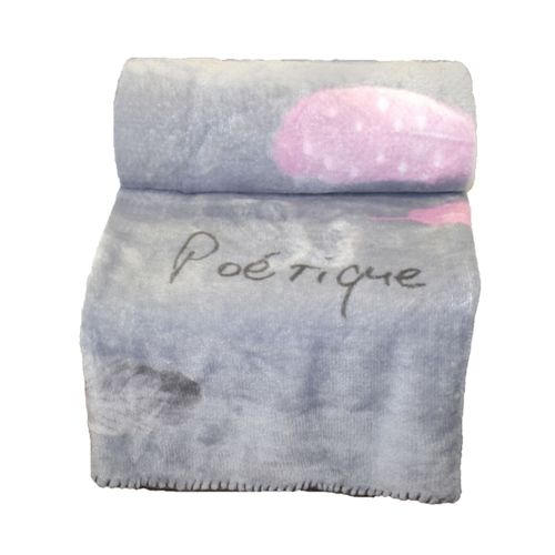 Plaid Tout Doux 125 X 150 Cm Poetique