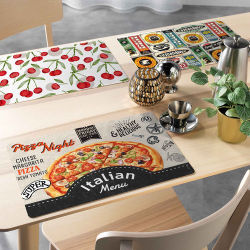 Set De Table 28 X 44 Cm Pizza