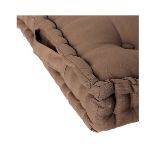 Coussin De Sol 40 X 40 Cm Horizon Uni Taupe
