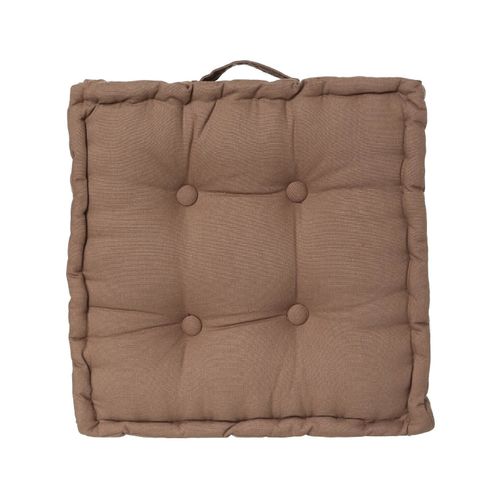 Coussin De Sol 40 X 40 Cm Horizon Uni Taupe