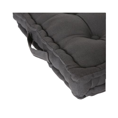 Coussin De Sol 40 X 40 Cm Horizon Uni Anthracite