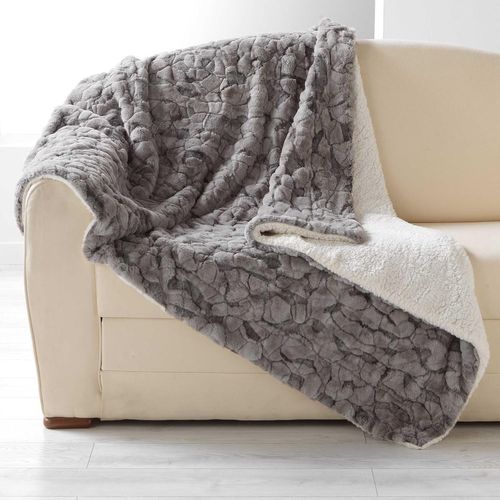 Plaid Tout Doux 125 X 150 Cm Eskimos Marron Glace