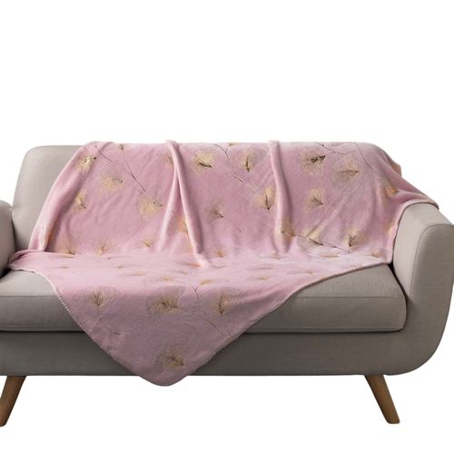 Plaid Flanelle 125 X 150 Cm Bloomys Rose