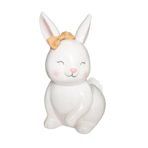 Tirelire Dolomite Lapin 22 Cm