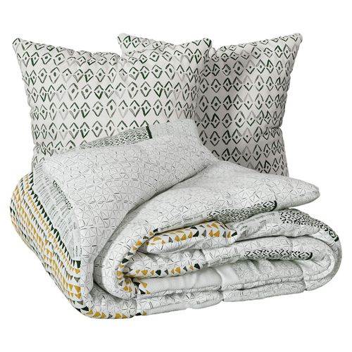 Housse De Couette + 2 Taies 240 X 220 Cm Geo-chrono