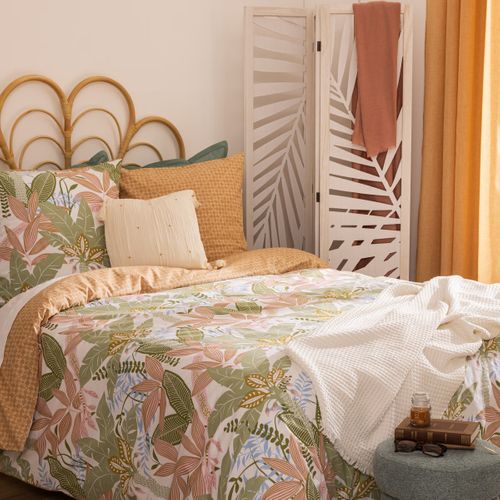 Housse De Couette + 2 Taies 240 X 220 Cm Douceur Tropicale