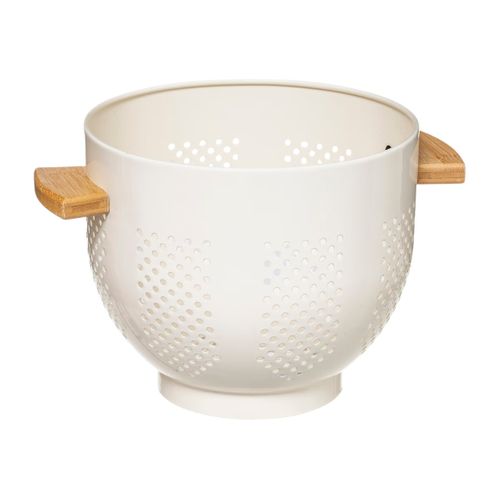 Passoire Avec Poignees Retro Blanche