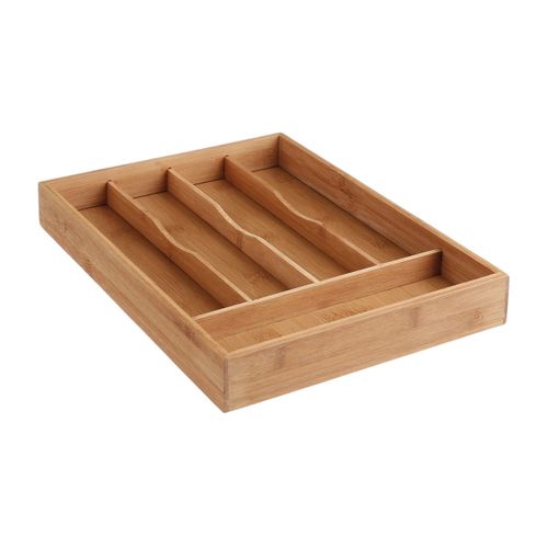 Range Couverts Bois 5 Compartiments