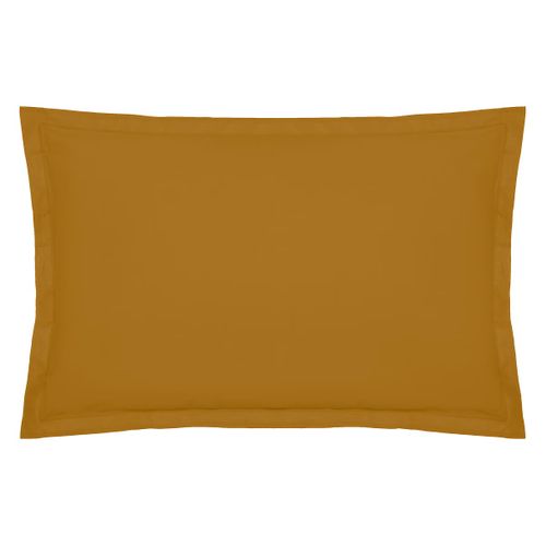 1 Taie D'oreiller Percale De Coton Uni 50 X 70 Cm Harmonie Mordore