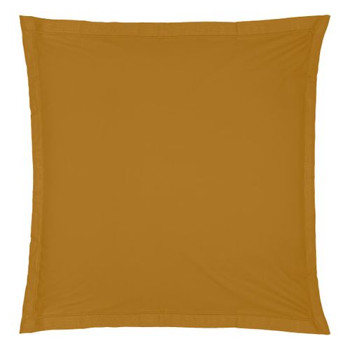 1 Taie D'oreiller Percale De Coton Uni 63 X 63 Cm Harmonie Mordore