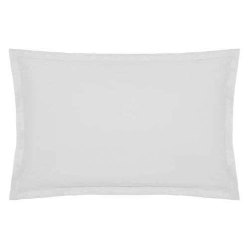 1 Taie D'oreiller Percale De Coton Uni 50 X 70 Cm Harmonie Blanc