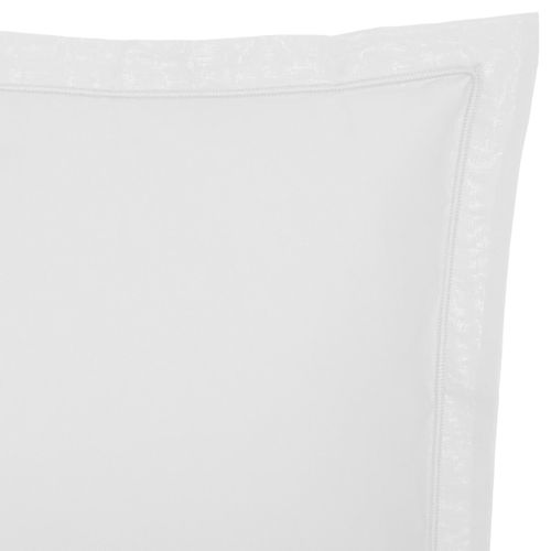1 Taie D'oreiller Percale De Coton Uni 63 X 63 Cm Harmonie Blanc