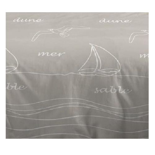 Housse De Couette + Taies 240x260cm Mer Et Terre