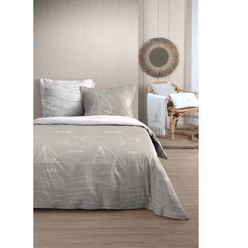 Housse De Couette + Taies 240x260cm Mer Et Terre