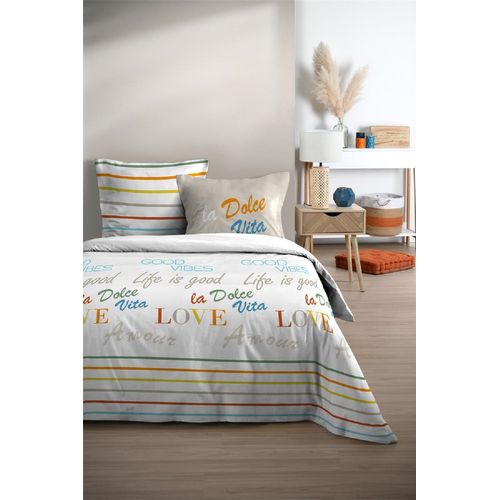Housse De Couette + Taies 240x260cm Dolce Vita