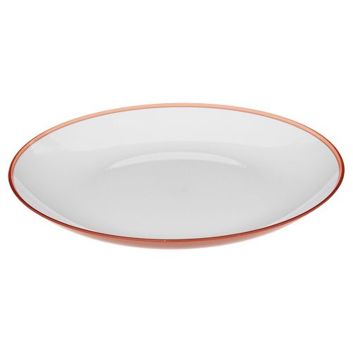 Assiette Plate 25cm Collection Pastel Rouge