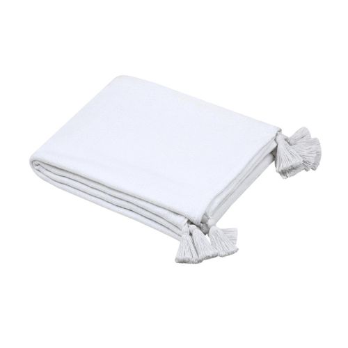 Plaid 125x150cm Collection Pastel Blanc