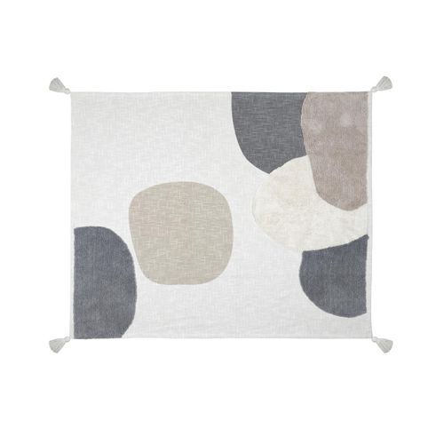 Plaid Gaze De Coton 125x150cm Collection Geometrique