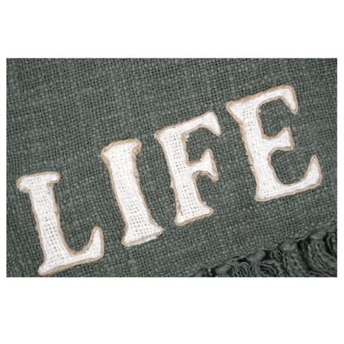 Plaid 125x150cm Collection Brode Vert