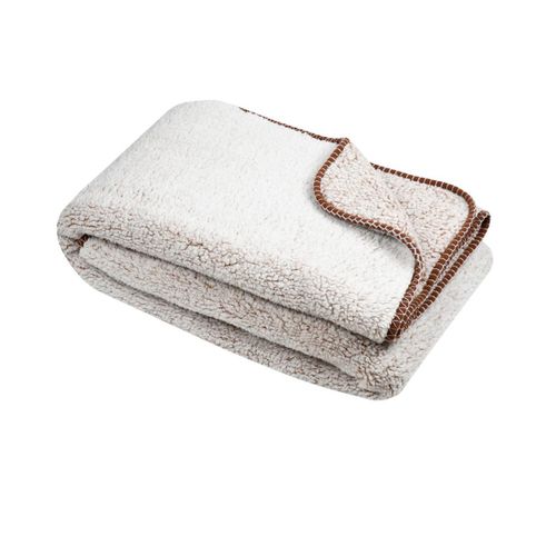 Plaid 125x150cm Collection Moelleux Beige