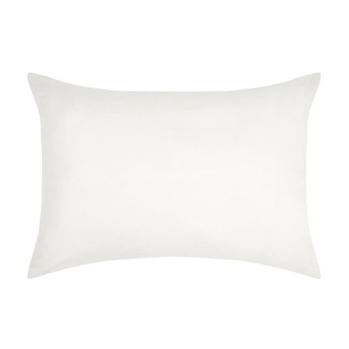 1 Taie D'oreiller Coton Uni 50 X 70 Cm Edens Ivoire