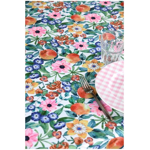 Nappe Rectangle 140 X 240 Cm Verger Fleuri