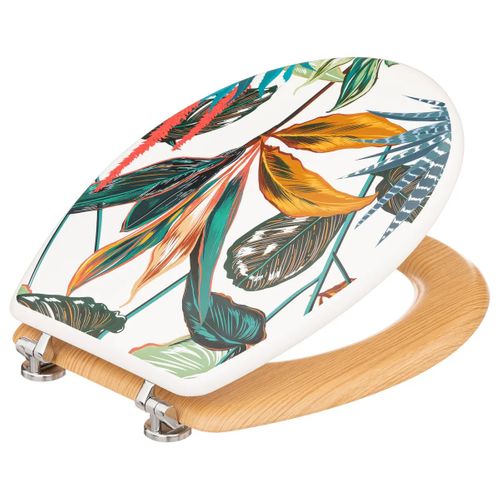Abattant Wc Avec Motif Tropical