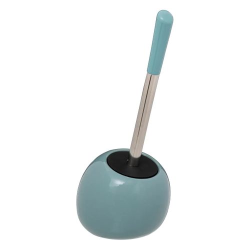 Brosse Wc Avec Porte-brosse - Design Moderne Et Compact Bleu Artique