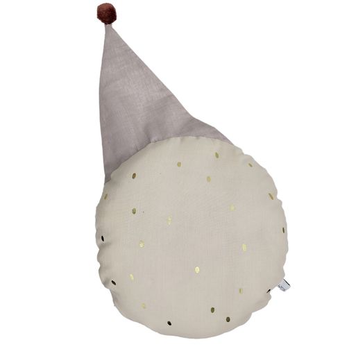 Coussin Rond Sky Dream 40 Cm  Déhoussable, 100% Coton