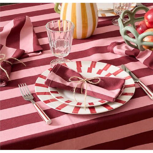 4 Serviettes De Table Cherry