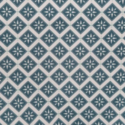 Nappe Rectangulaire Imprimée Losanges Graphiques Vert Bleu 140 X 240 Cm