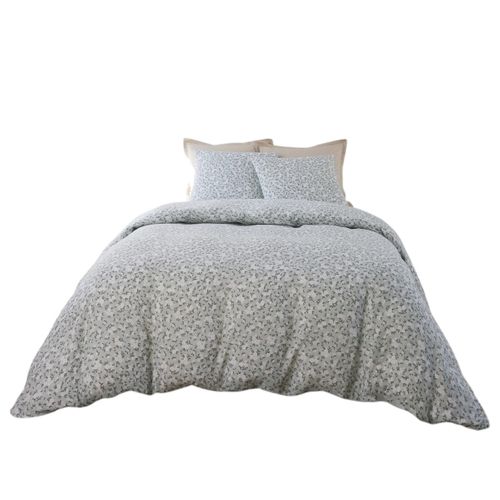 Housse De Couette + Taies Gaze De Coton 240 X 260 Cm Edane