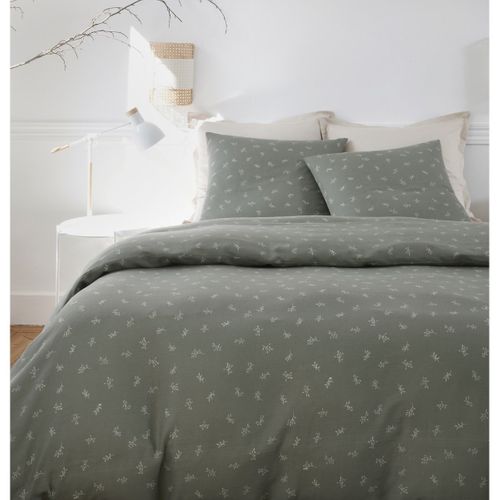 Housse De Couette + Taies Gaze De Coton 220 X 240 Cm Celestine